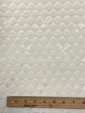 Polyester Jacquard Quilted Vintage - Off White