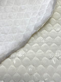Polyester Jacquard Quilted Vintage - Off White