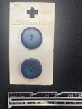 Button Plastic Set of 2 - Ombre Navy Blue