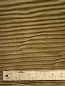 Nylon Plisse Pleated Knit Vintage - Tan/ Non Metallic Brass