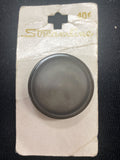 Button Plastic Vintage - Matte Pearlescent Gray