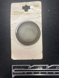 Button Plastic Vintage - Matte Pearlescent Gray