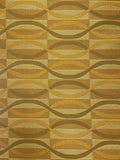 2 1/8 YD Polyester Home Dec. Brocade - Golden Yellows Tan and Brown
