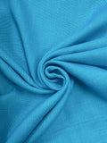 2 1/4 YD Poly/Cotton Loose Weave - Turquoise