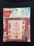 1996's Quilting Cotton Panel Vintage - Printed Patchwork with Tree
