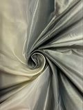 Poly Nylon Taffeta Woven Ombre Vintage - Off White and Grays