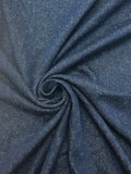 3 7/8 YD Cotton Non-Twill Denim - Dark Blue