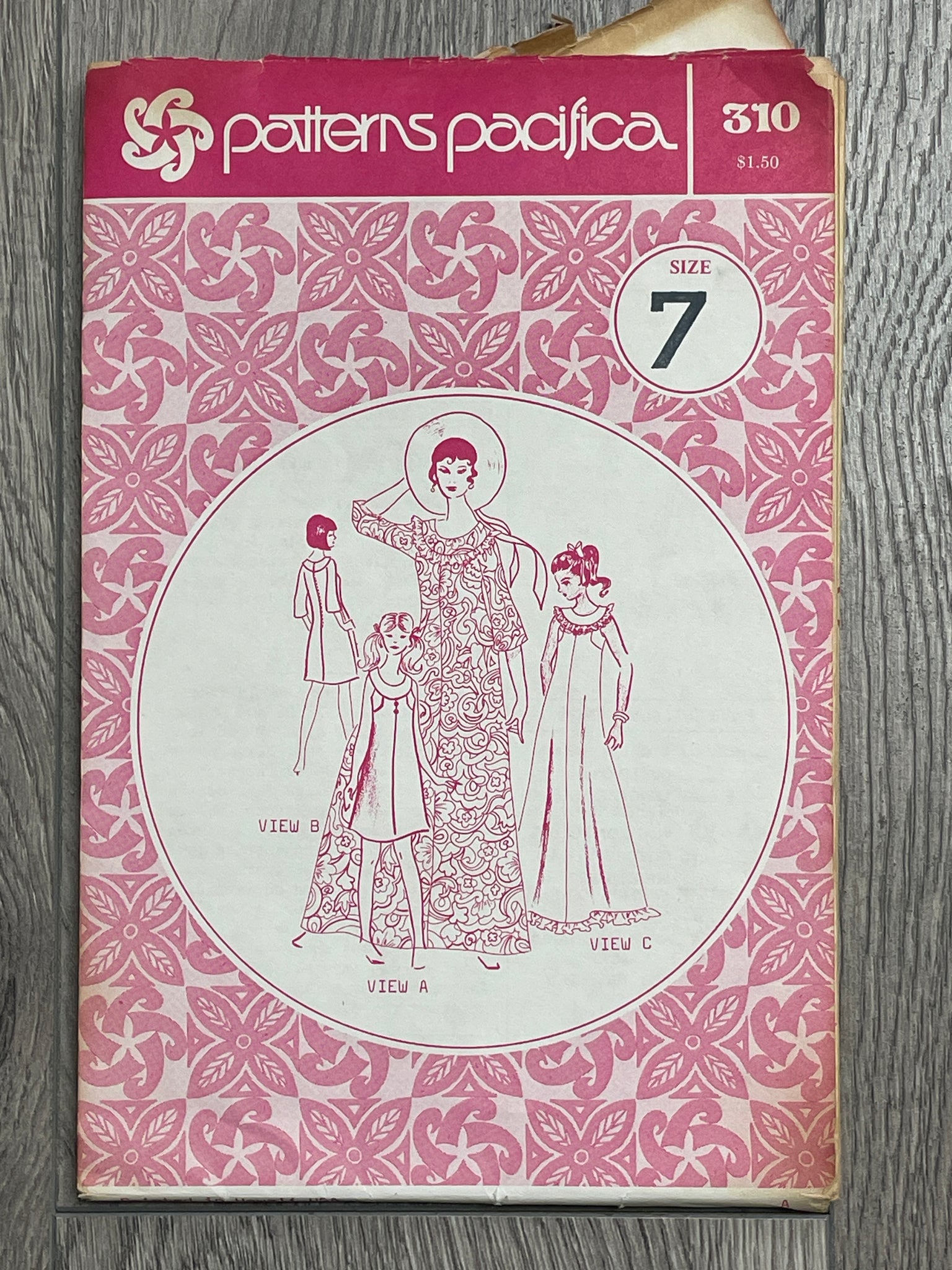 1960's Patterns Pacifica 310 Sewing Pattern - Dress FACTORY FOLDED