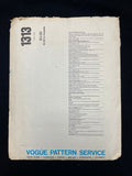 1970's Vogue 1313 Sewing Pattern - Christmas Embroidery Transfers FACTORY FOLDED