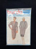 1980's Burda 7170 Sewing Pattern - Women's Coat, Jacket, and Skirt FACTORY FOLDED