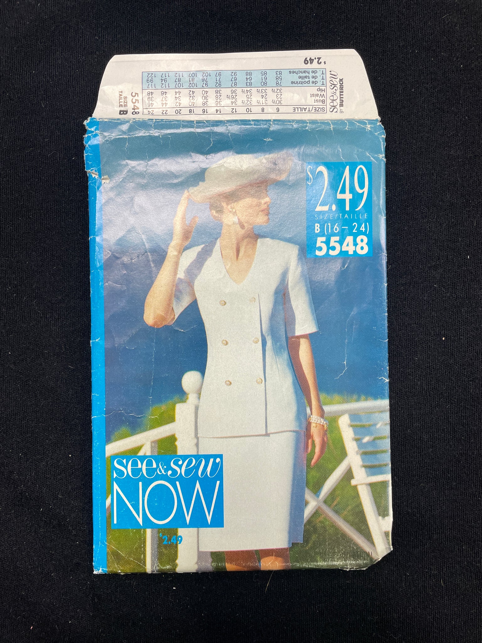 1991 See & Sew 5548 Sewing Pattern - Women's Top and Skirt FACTORY FOLDED