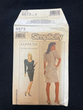 1988 Simplicity 8673 Sewing Pattern - Adult Dresses FACTORY FOLDED