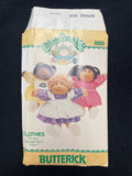1984 Butterick 6509 Sewing Pattern - Cabbage Patch Kids Clothes