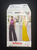2017 Simplicity 758 Sewing Pattern - Jumpsuit FACTORY FOLDED
