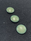 Button Plastic Set of 3 Vintage - 5/8" Ombre Teal Green