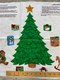 1/2 YD Cotton Panel Vintage - Christmas Appliques
