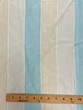 Nylon Yarn-Dyed Stripes - Aqua, Cream and Off White