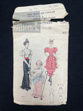 1950's Butterick 6342 Sewing Pattern - Women's Edwardian Costumes