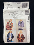 2001 McCall's 9820 Sewing Pattern - Adult Fleece Jackets FACTORY FOLDED