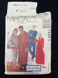 1994 McCall's 7428 Sewing Pattern - Adult Robe and Pajamas FACTORY FOLDED