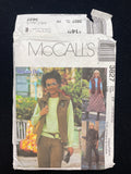 2002 McCall's 3827 Sewing Pattern - Adult Vest, Pants and Bias Skirt FACTORY FOLDED