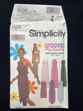 2000 Simplicity 9508 Sewing Pattern - Junior's Dresses FACTORY FOLDED