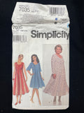 1996 Simplicity 7035 Sewing Pattern - Adult Dresses FACTORY FOLDED