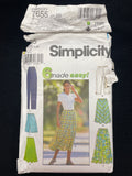 1997 Simplicity 7655 Sewing Pattern - Adult Skirts, Pants and Shorts FACTORY FOLDED