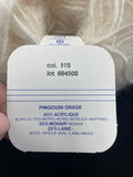 Acrylic/Mohair/Wool Yarn Vintage - Off White