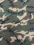4 YD Cotton Knit - Jungle Camouflage