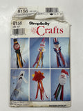 1992 Simplicity 8156 Sewing Pattern - Holiday Windsocks FACTORY FOLDED