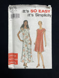 2000 Simplicity 9176 Sewing Pattern - Adult Dresses FACTORY FOLDED