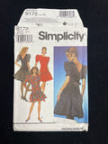 1992 Simplicity 8175 Sewing Pattern - Adult Dresses FACTORY FOLDED