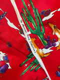 Cotton Vintage - Coyotes & Cactus on Red