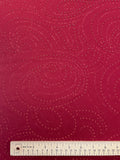 1 3/8 Nylon Knit - Red with Red Swirls of Glitter and Sparkle