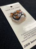 Buttons Plastic Vintage - 3D Tiger Head