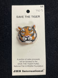 Buttons Plastic Vintage - 3D Tiger Head
