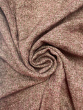 4 1/4 YD Polyester Blend - Heather Pink, Brown, and Beige