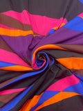 4 1/8+ YD Nylon Knit - Wavy Intersecting Colors