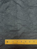 3 1/2 YD Nylon Embossed Knit - Black Lizard