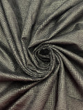 3 1/2 YD Nylon Embossed Knit - Black Lizard