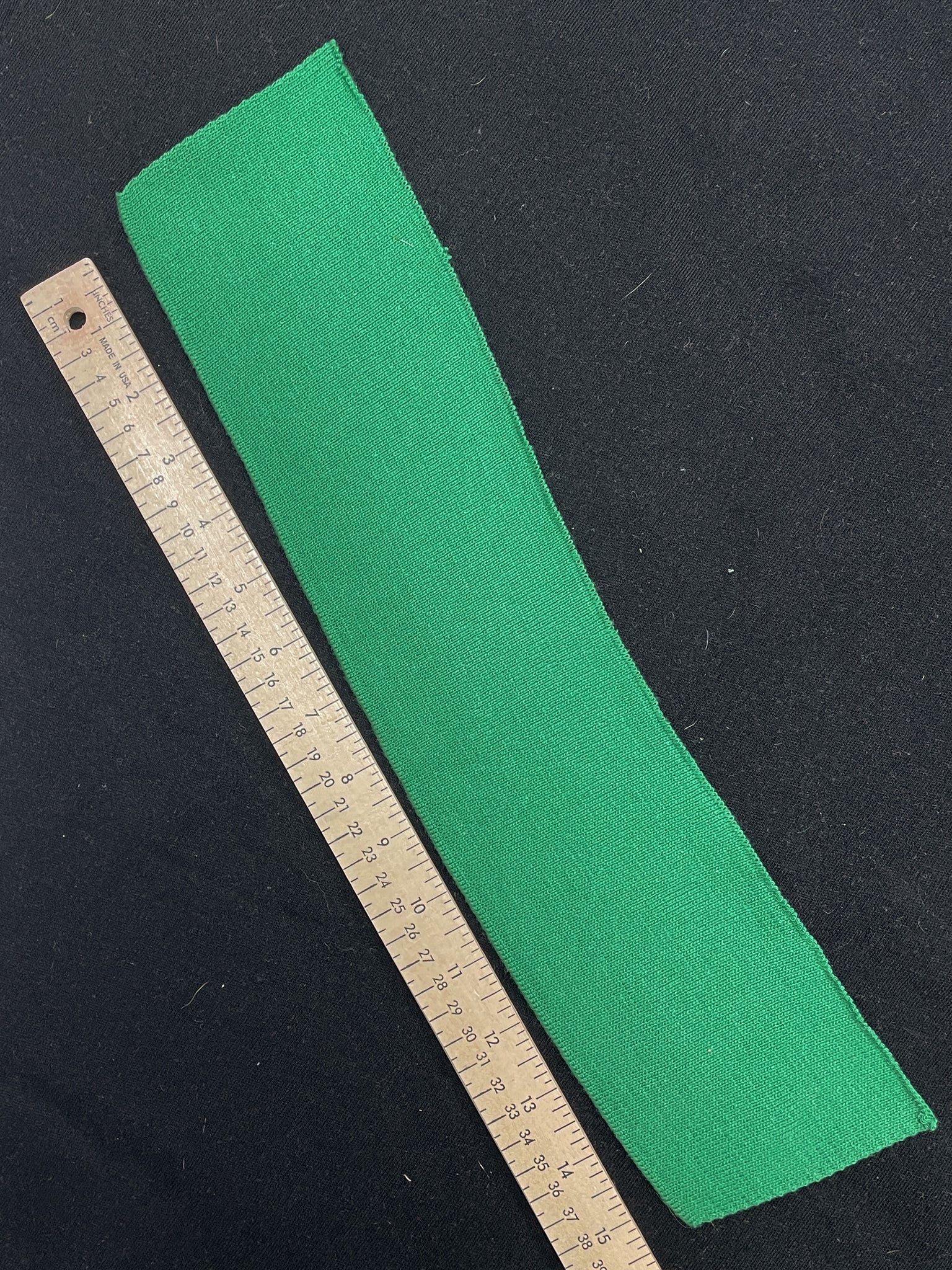 Poly/Cotton Ribbed Collar Vintage - Green