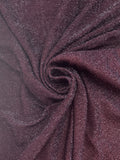 1 YD Nylon Knit - Deep Plum with Sparkle Lurex