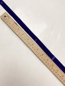 2 1/8 YD Polyester Velvet Ribbon - Royal Purple