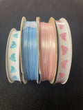 Ribbon Bundle - Foot Print Grosgrain and Satin Solid