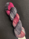 Superwash Merino Wool Yarn - "Plum Tuckered" (Fuschia, Pinks, and Grays)