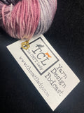 Superwash Merino Wool Yarn - "Plum Tuckered" (Fuschia, Pinks, and Grays)