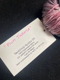 Superwash Merino Wool Yarn - "Plum Tuckered" (Fuschia, Pinks, and Grays)