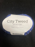 Merino Wool/Alpaca/Donegal Tweed Yarn - "Cobalt" (Blue Tweed)