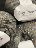 Merino Wool/Alpaca/Donegal Tweed Yarn - Gray or Green Tweed